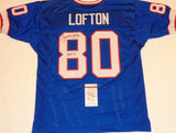 James Lofton Signed Autographed Buffalo Bills Football Jersey (JSA COA)