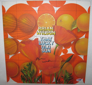 Brian Wilson Signed Autographed "That Lucky Old Son" Record Album (PSA/DNA COA)