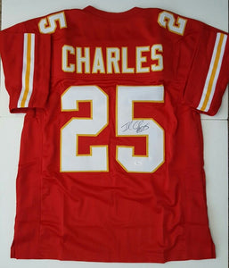 Jamaal Charles Signed Autographed Kansas City Chiefs Football Jersey (JSA COA)