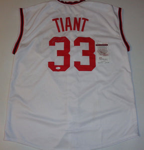 Luis Tiant Signed Autographed Cleveland Indians Baseball Jersey (JSA COA)