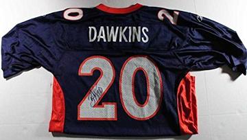 Brian Dawkins Signed Autographed Denver Broncos Football Jersey (SA COA)