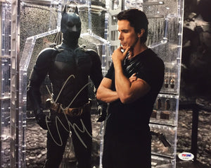 Christian Bale Signed Autographed "The Dark Knight" Batman Glossy 11x14 Photo (PSA/DNA COA)