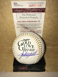 Adrian Beltre Signed Autographed Official Major League (OML) Gold Glove Baseball - JSA COA