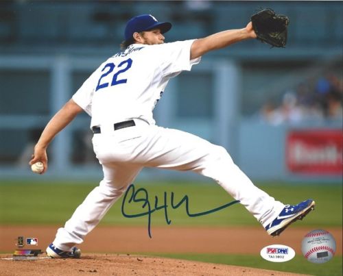 Clayton Kershaw Signed Autographed Glossy 8x10 Photo Los Angeles Dodgers (PSA/DNA COA)