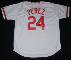 Tony Perez Signed Autographed Cincinnati Reds Baseball Jersey (JSA COA)