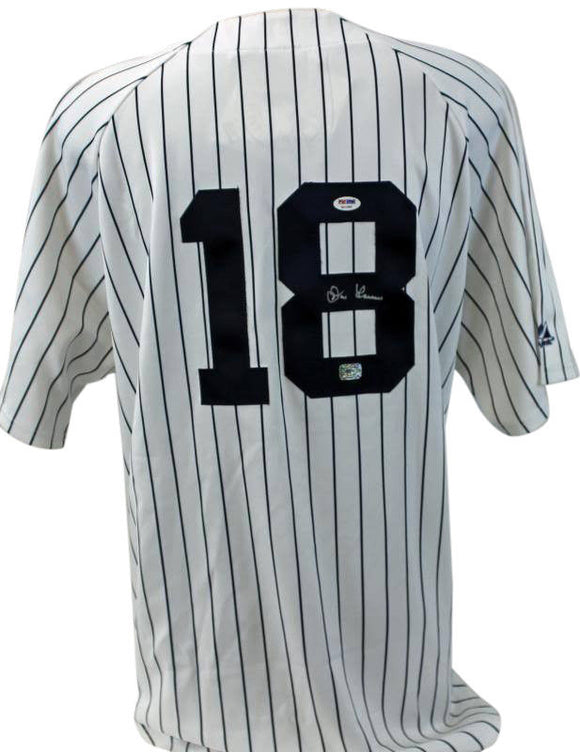 Don Larsen Signed Autographed New York Yankees Baseball Jersey (PSA/DNA COA)