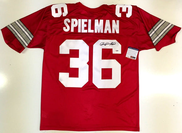 Chris Spielman Signed Autographed Ohio State Buckeyes Football Jersey (PSA/DNA COA)