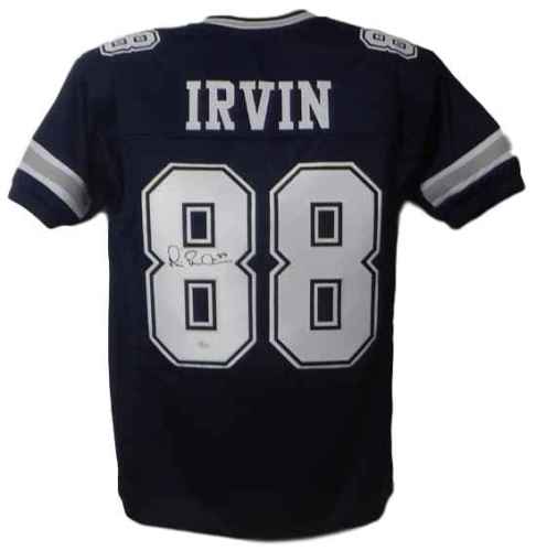 Michael Irvin Signed Autographed Dallas Cowboys Football Jersey (JSA COA)