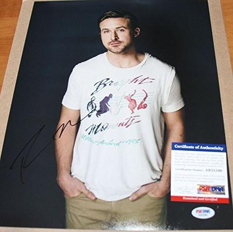 Ryan Gosling Signed Autographed Glossy 11x14 Photo (PSA/DNA)