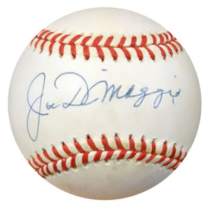 Joe DiMaggio Signed Autographed Official American League (OAL) Baseball - PSA/DNA COA
