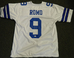 Tony Romo Signed Autographed Dallas Cowboys Football Jersey (JSA COA)