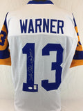 Kurt Warner Signed Autographed St. Louis Rams Football Jersey (JSA COA)