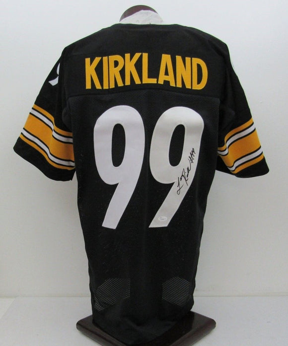 Levon Kirlkand Signed Autographed Pittsburgh Steelers Football Jersey (JSA COA)
