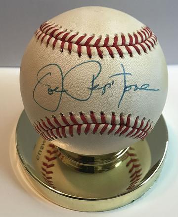 Joe Pepitone Signed Autographed Official American League OAL Baseball (SA COA)