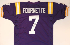 Leonard Fournette Signed Autographed LSU Tigers Football Jersey (JSA COA)