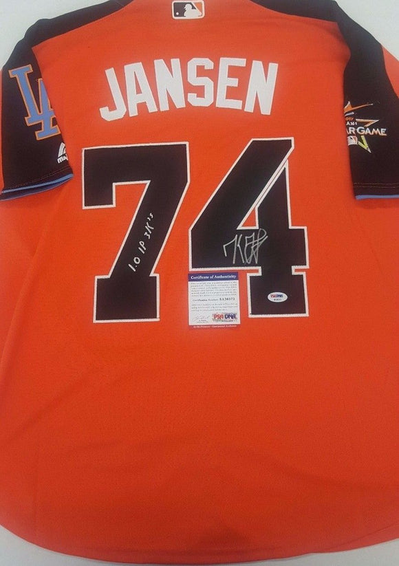 Kenley Jansen Signed Autographed Los Angeles Dodgers 2017 All-Star Game Jersey (PSA/DNA COA)