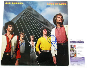 Graham Russell & Russell Hitchcock Signed Autographed "Lost In Love" Air Supply Record Album (JSA COA)