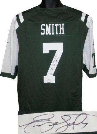 Geno Smith Signed Autographed New York Jets Football Jersey (JSA COA)