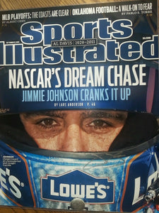 Jimmie Johnson Signed Autographed Complete "Sports Illustrated" Magazine (JSA COA)