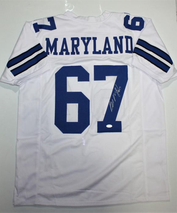 Russell Maryland Signed Autographed Dallas Cowboys Football Jersey (JSA COA)