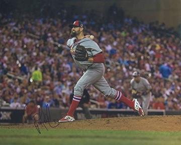 Pat Neshek Signed Autographed Glossy 11x14 Photo St. Louis Cardinals (SA COA)