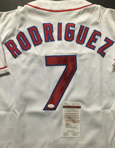 Ivan Rodriguez Signed Autographed Texas Rangers Baseball Jersey (JSA COA)