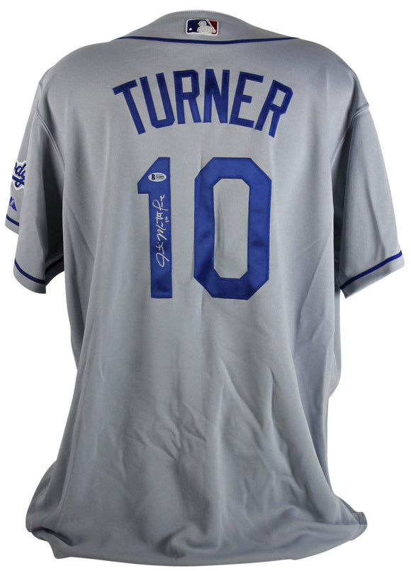 Justin Turner Signed Autographed Los Angeles Dodgers Baseball Jersey (Beckett COA)