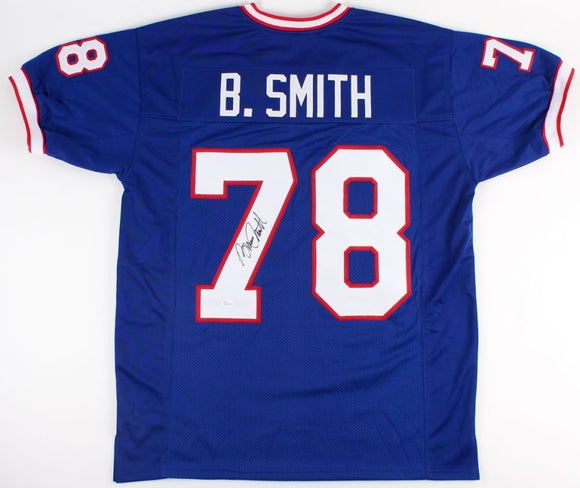 Bruce Smith Signed Autographed Buffalo Bills Football Jersey (JSA COA)