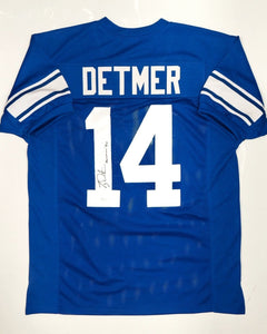Ty Detmer Signed Autographed BYU Cougars Football Jersey (JSA COA)