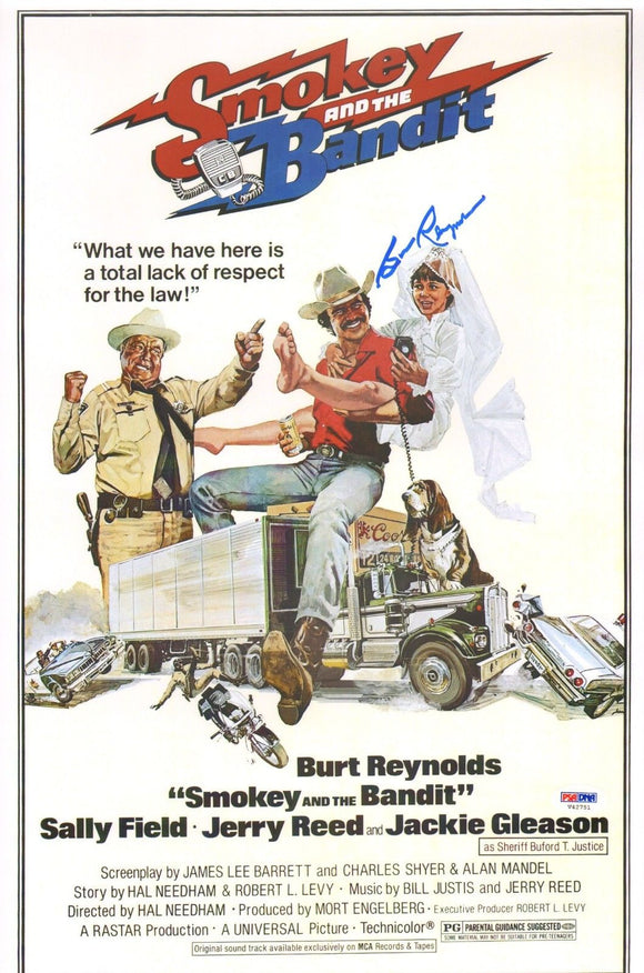 Burt Reynolds Signed Autographed 