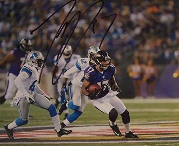 Tandon Doss Signed Autographed Glossy 8x10 Photo Baltimore Ravens (SA COA)
