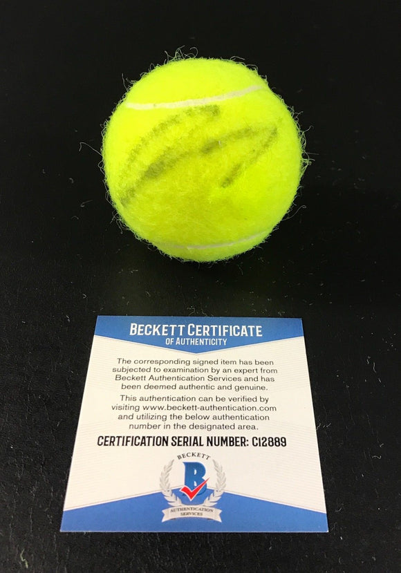 Andy Murray Signed Autographed Yellow Tennis Ball (Beckett COA)