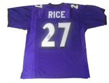 Ray Rice Signed Autographed Baltimore Ravens Football Jersey (JSA COA)