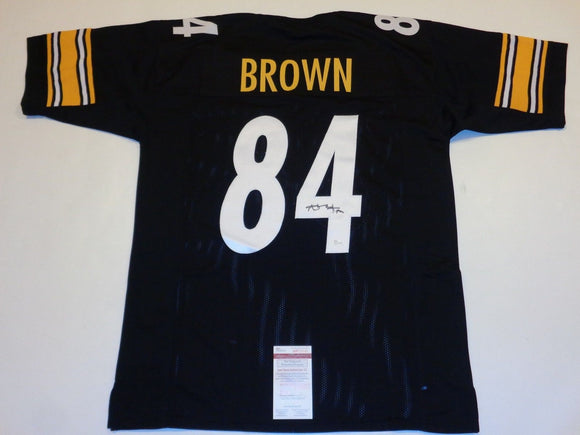 Antonio Brown Signed Autographed Pittsburgh Steelers Football Jersey (JSA COA)