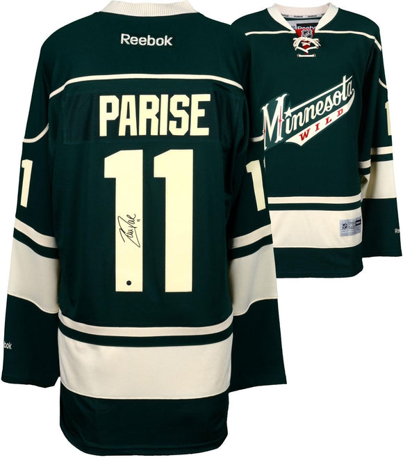 Zach Parise Signed Autographed Minnesota Wild Hockey Jersey (Fanatics COA)
