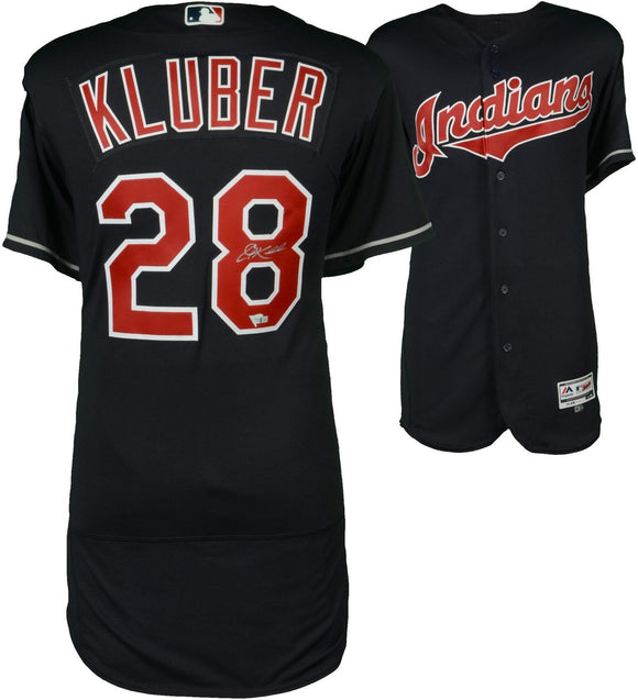 Corey Kluber Signed Autographed Cleveland Indians Baseball Jersey (Fanatics COA)