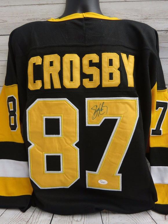 Sidney Crosby Signed Autographed Pittsburgh Penguins Hockey Jersey (JSA COA)