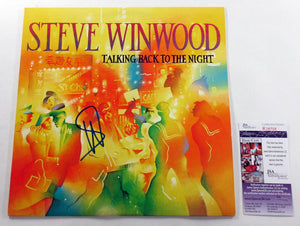 Steve Winwood Signed Autographed "Talking Back to the Night" Record Album (JSA COA)
