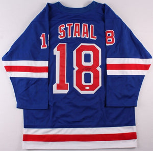 Marc Staal Signed Autographed New York Rangers Hockey Jersey (JSA COA)
