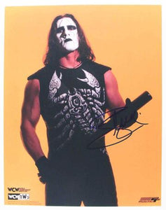 Sting Signed Autographed Wrestling Glossy 11x14 Photo (SA COA)