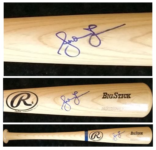 Andruw Jones Signed Autographed Rawlings BigStick Baseball Bat (SA COA)