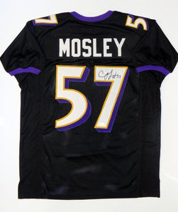 C.J. Mosley Signed Autographed Baltimore Ravens Football Jersey (JSA COA)