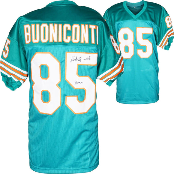 Nick Buoniconti Signed Autographed Miami Dolphins Football Jersey (JSA COA)