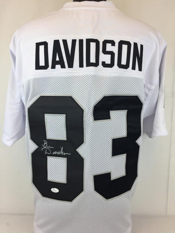 Ben Davidson Signed Autographed Oakland Raiders Football Jersey (JSA COA)