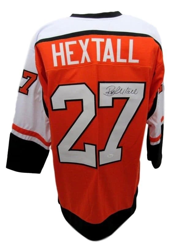 Ron Hextall Signed Autographed Philadelphia Flyers Hockey Jersey (JSA COA)