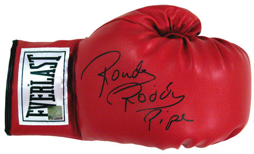 Rowdy Roddy Piper Signed Autographed Everlast Boxing Glove (ASI COA)
