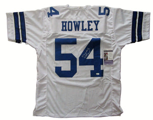 Chuck Howley Signed Autographed Dallas Cowboys Football Jersey (JSA COA)