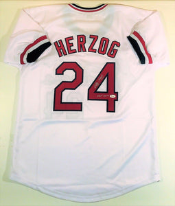 Whitey Herzog Signed Autographed St. Louis Cardinals Baseball Jersey (JSA COA)