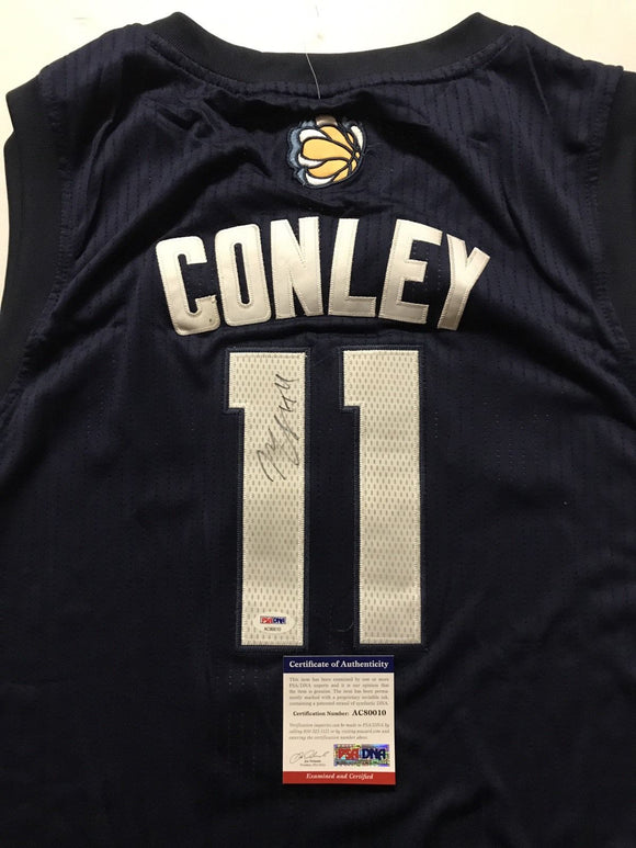 Mike Conley Signed Autographed Memphis Grizzlies Basketball Jersey (PSA/DNA COA)