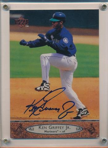Ken Griffey, Jr. Signed Autographed 5x7 Photo Card Seattle Mariners (Upper Deck Authenticated)